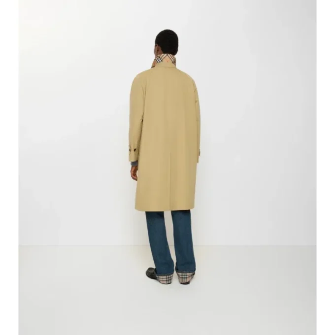 Langer Baumwoll-Car Coat