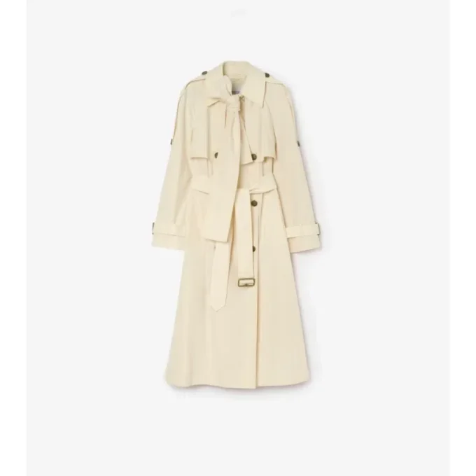 Langer Canvas-Trenchcoat „Trerose“