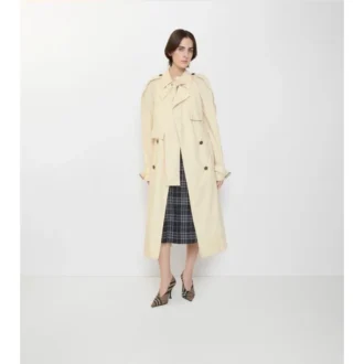 Langer Canvas-Trenchcoat „Trerose“