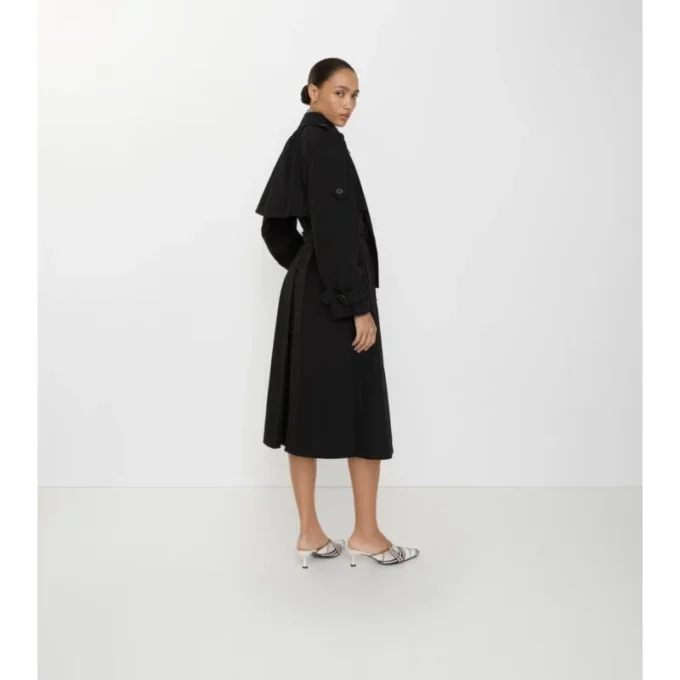 Langer Canvas-Trenchcoat „Trerose“