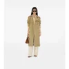 Langer Castleford-Trench Coat mit Karokragen