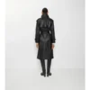 Langer Castleford-Trenchcoat aus Leder