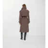 Langer Fitzrovia-Trench Coat aus Viskosemischung im Barockstil