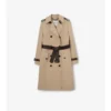 Langer Foxfield-Trench Coat aus Seiden-Baumwolle