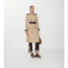 Langer Foxfield-Trench Coat aus Seiden-Baumwolle