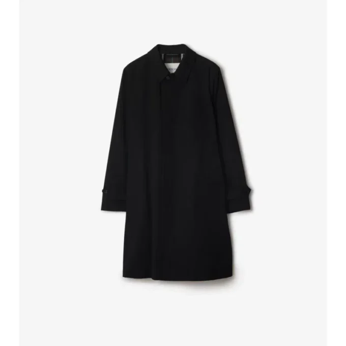 Langer Gabardine-Car Coat