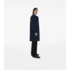 Langer Gabardine-Car Coat