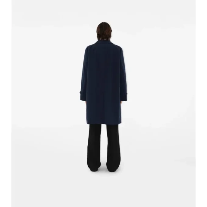Langer Gabardine-Car Coat
