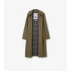 Langer Gabardine-Car Coat