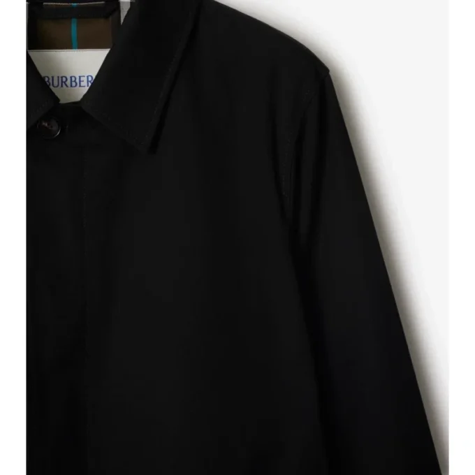 Langer Gabardine-Car Coat
