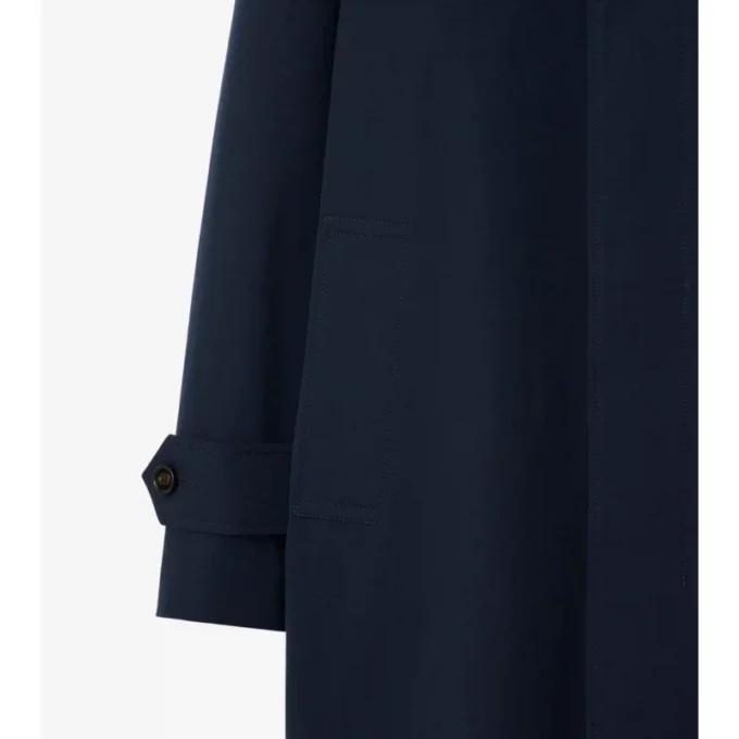 Langer Gabardine-Car Coat