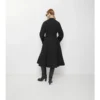 Langer Gabardine-Car Coat „Ellingham Fit-And-Flare“