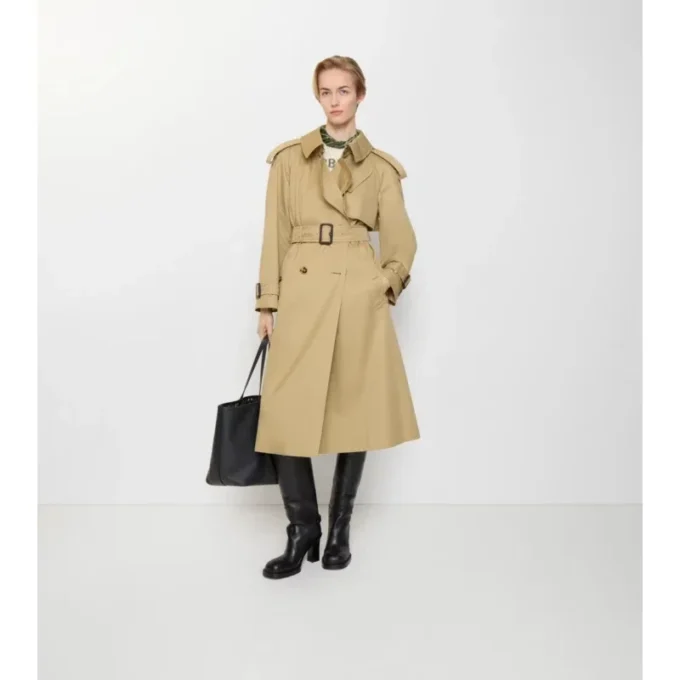 Langer Gabardine-Trenchcoat „Fitzrovia“