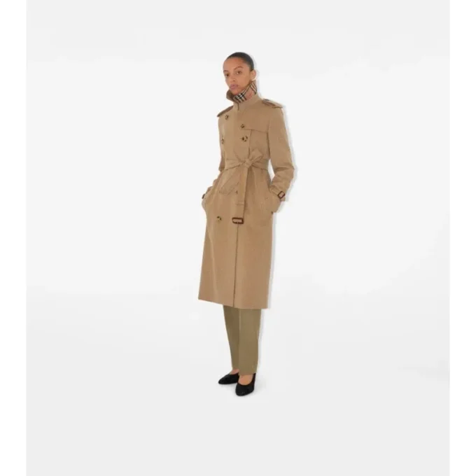 Langer Kensington-Trench Coat aus Kaschmir