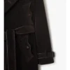 Langer Trench Coat aus Cord
