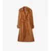 Langer Trench Coat aus Nylonmischung