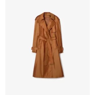 Langer Trench Coat aus Nylonmischung