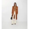 Langer Trench Coat aus Nylonmischung