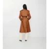 Langer Trench Coat aus Nylonmischung