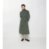 Langer Trench Coat aus Viskosemischung im Barockstil