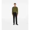 Langärmliges Baumwoll-Poloshirt