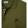 Langärmliges Baumwoll-Poloshirt