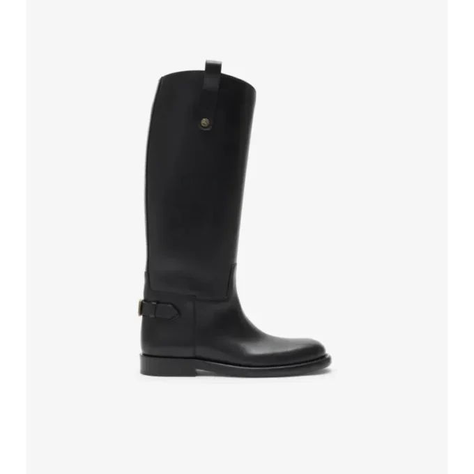 Leder-Cavalier-Stiefel