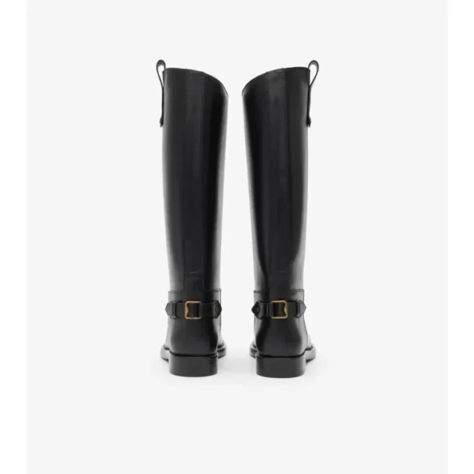 Leder-Cavalier-Stiefel