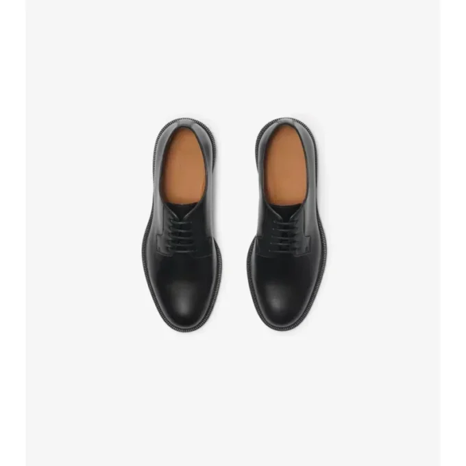 Leder-Derby-Schuhe von Manor