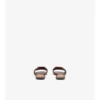 Leder-Slides mit Knight-Stempel 