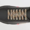 Ledersneaker mit Streifen-Detail