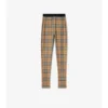 Leggings aus Stretch-Jersey mit Karomuster