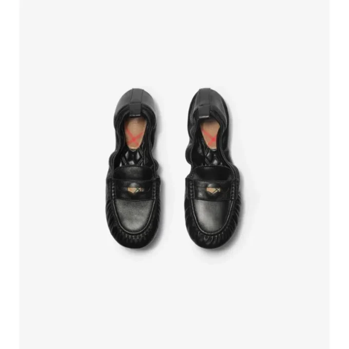 Loafer aus hellbraunem Leder
