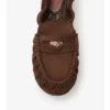 Loafer aus hellbraunem Wildleder