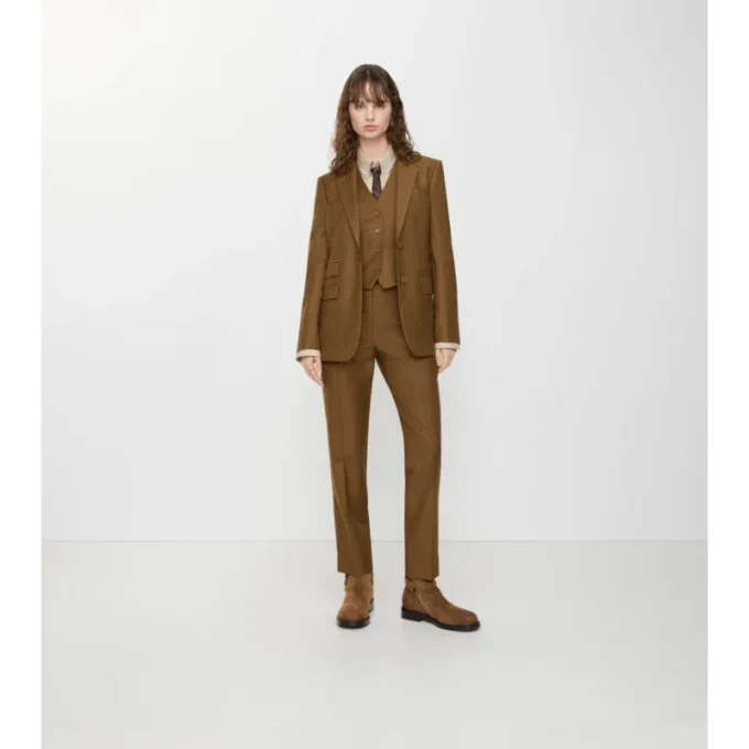 Maßgeschneiderte Hose aus Woll-Mohair