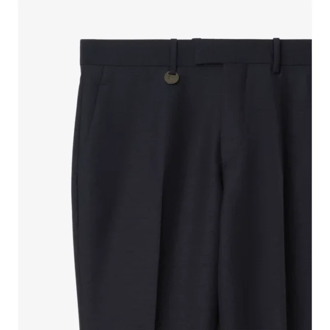 Maßgeschneiderte Hose aus Wolle und Mohair