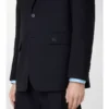 Maßgeschneiderte Jacke aus Seersucker-Baumwoll-Leinen