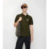 Metallic-EKD-Baumwoll-Poloshirt