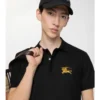 Metallic-EKD-Baumwoll-Poloshirt