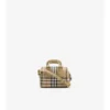 Mini-Bowling-Tasche mit Karomuster