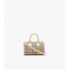 Mini-Bowling-Tasche mit Karomuster