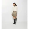 Mini-Kilt aus Wolle mit Karomuster