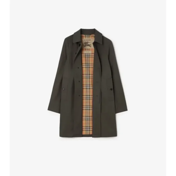 Mittellanger Camden-Car Coat aus Tropical Gabardine