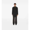 Mittellanger Car Coat aus Wolle