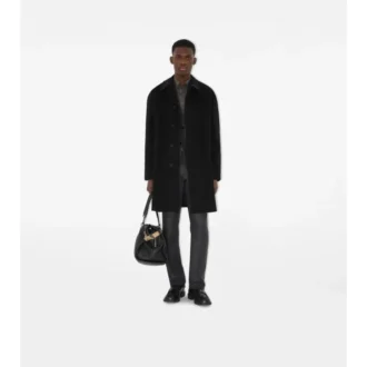 Mittellanger Kaschmir-Car Coat