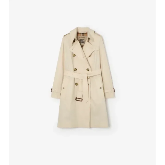 Mittellanger Kensington-Trenchcoat aus Tropical Gabardine