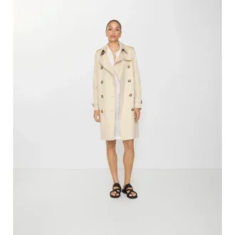 Mittellanger Kensington-Trenchcoat aus Tropical Gabardine