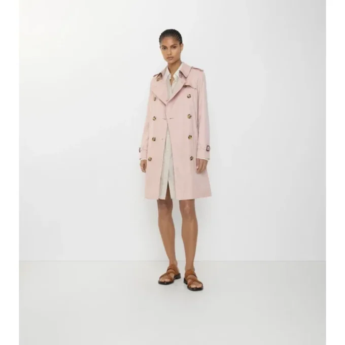 Mittellanger Kensington-Trenchcoat aus Tropical Gabardine
