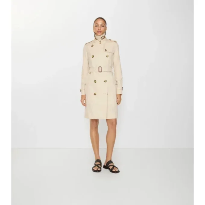 Mittellanger Kensington-Trenchcoat aus Tropical Gabardine
