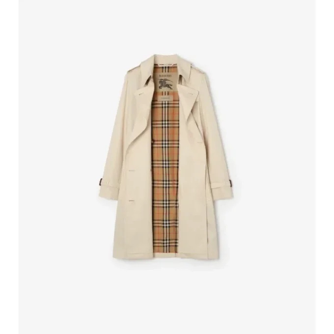 Mittellanger Kensington-Trenchcoat aus Tropical Gabardine
